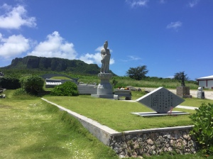 Memorials at Banzai Cliff